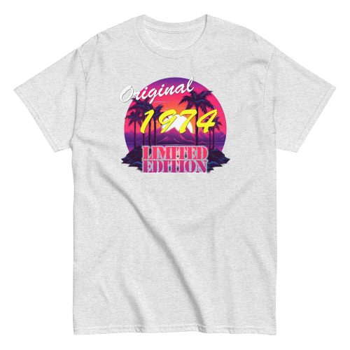 50th Birthday T-shirt Original 1974 Limited Edition T-shirt