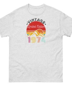50th Birthday T-shirt 1974 Vintage Limited Edition T-shirt