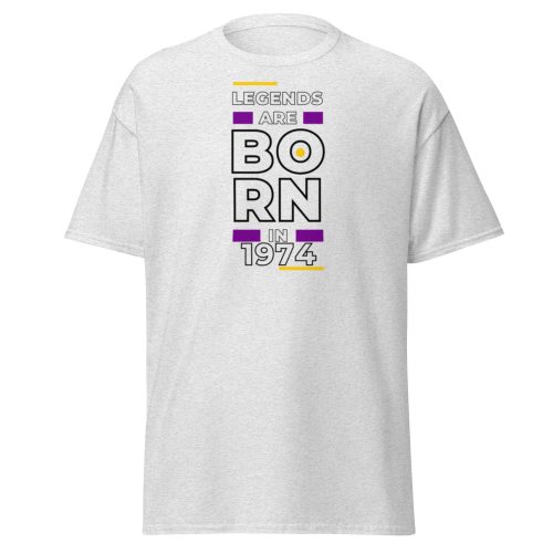 Legends Are Born in 1974 50th Birthday T-shirt For Him