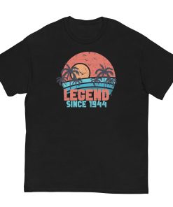 80th Birthday T-Shirt Legend Since 1944 Birthday Present