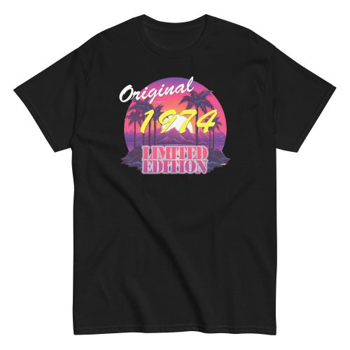 50th Birthday T-shirt Original 1974 Limited Edition T-shirt