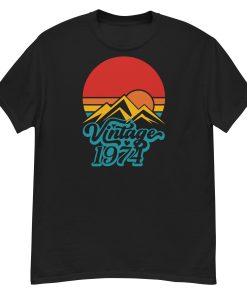50th Birthday T-shirt Vintage 1974 Birthday Gifts T-shirt