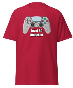 Level 30 Unlocked 30th Birthday T-shirt Present