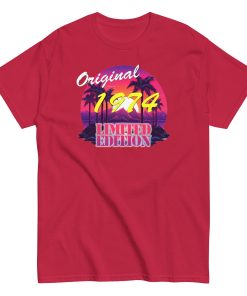 50th Birthday T-shirt Original 1974 Limited Edition T-shirt