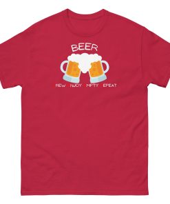 Beer Brew Enjoy Empty Repeat T-shirt for Beer Drinkers