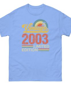 21st Birthday T-shirt 2021 Vintage Limited Edition 2021 T-shirt