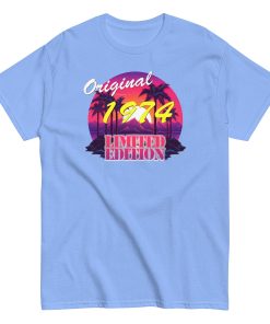 50th Birthday T-shirt Original 1974 Limited Edition T-shirt