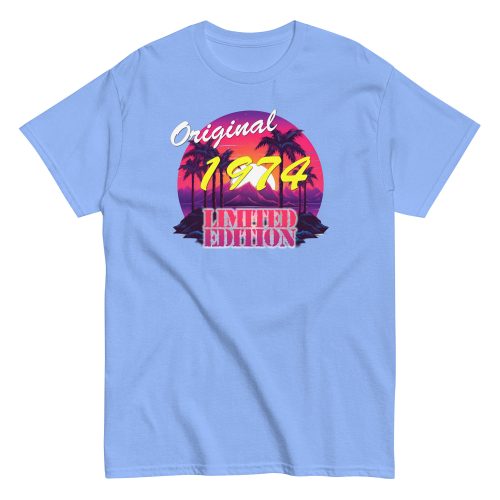 50th Birthday T-shirt Original 1974 Limited Edition T-shirt