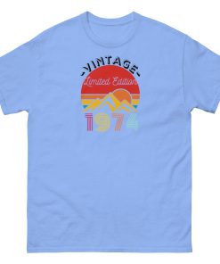 50th Birthday T-shirt 1974 Vintage Limited Edition T-shirt