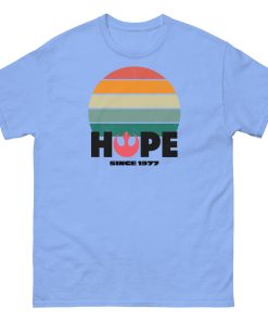 Hope Since 1977 Rebel Alliance T-shirt Space Wars