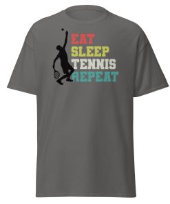 Eat Sleep Tennis Repeat T-shirt Fun T-shirt For Tennis Players