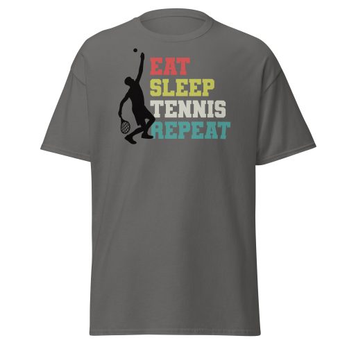Eat Sleep Tennis Repeat T-shirt Fun T-shirt For Tennis Players