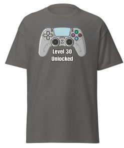 Level 30 Unlocked 30th Birthday T-shirt Present