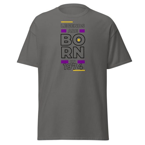 Legends Are Born in 1974 50th Birthday T-shirt For Him