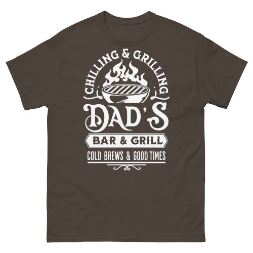 Dad’s Bar & Grill T-shirt Chilling & Grilling BBQ T-shirt