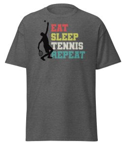 Eat Sleep Tennis Repeat T-shirt Fun T-shirt For Tennis Players