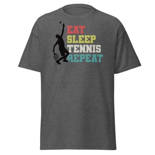 Eat Sleep Tennis Repeat T-shirt Fun T-shirt For Tennis Players