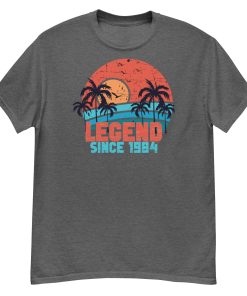 40th Birthday T-Shirt Legend Since 1984 Birthday Present