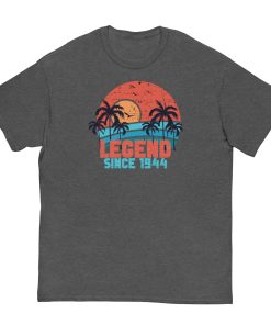 80th Birthday T-Shirt Legend Since 1944 Birthday Present