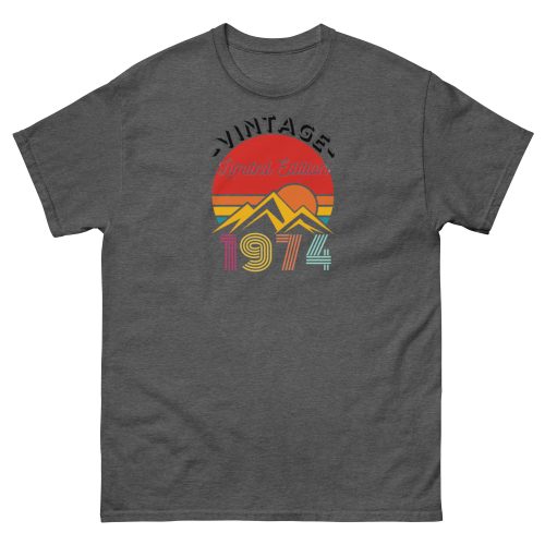 50th Birthday T-shirt 1974 Vintage Limited Edition T-shirt