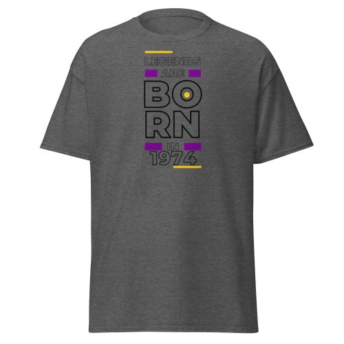 Legends Are Born in 1974 50th Birthday T-shirt For Him