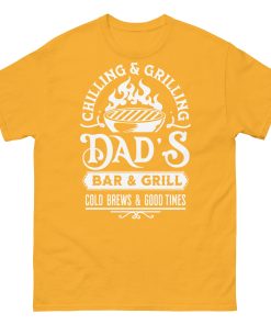 Dad’s Bar & Grill T-shirt Chilling & Grilling BBQ T-shirt