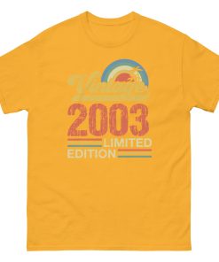 21st Birthday T-shirt 2021 Vintage Limited Edition 2021 T-shirt
