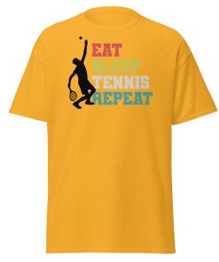 Eat Sleep Tennis Repeat T-shirt Fun T-shirt For Tennis Players