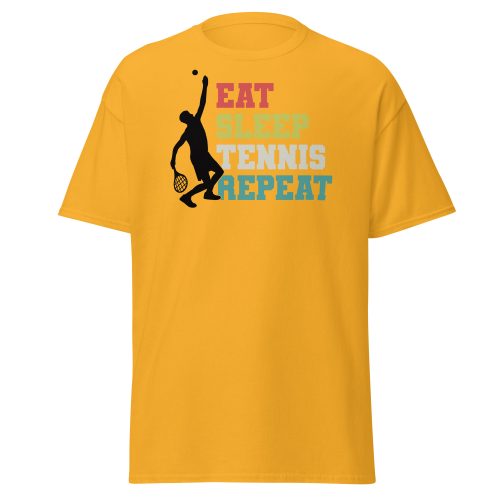 Eat Sleep Tennis Repeat T-shirt Fun T-shirt For Tennis Players