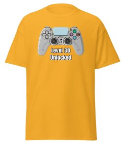 Level 30 Unlocked 30th Birthday T-shirt Present