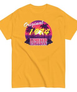 50th Birthday T-shirt Original 1974 Limited Edition T-shirt