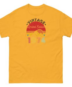 50th Birthday T-shirt 1974 Vintage Limited Edition T-shirt
