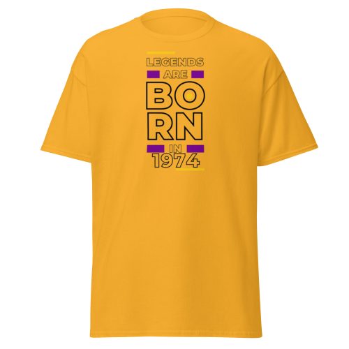 Legends Are Born in 1974 50th Birthday T-shirt For Him