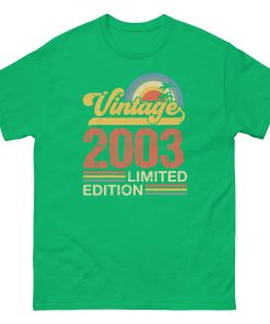 21st Birthday T-shirt 2021 Vintage Limited Edition 2021 T-shirt