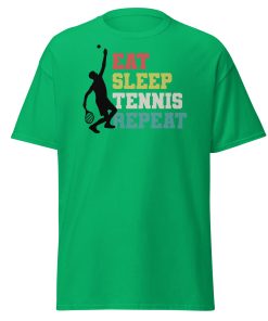 Eat Sleep Tennis Repeat T-shirt Fun T-shirt For Tennis Players