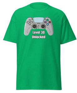 Level 30 Unlocked 30th Birthday T-shirt Present