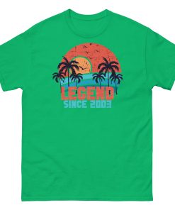 21st Birthday T-Shirt Legend Since 2003 Birthday Present