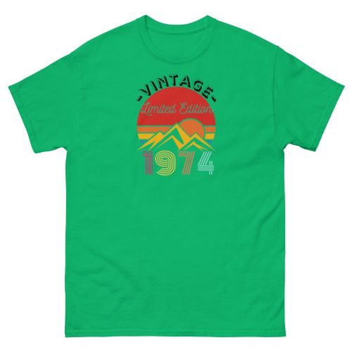 50th Birthday T-shirt 1974 Vintage Limited Edition T-shirt
