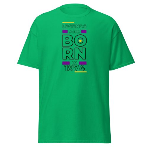 Legends Are Born in 1974 50th Birthday T-shirt For Him