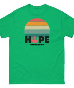 Hope Since 1977 Rebel Alliance T-shirt Space Wars