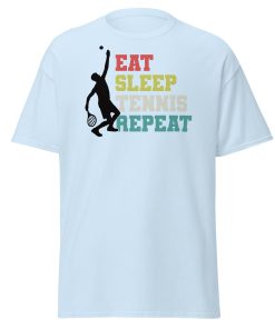 Eat Sleep Tennis Repeat T-shirt Fun T-shirt For Tennis Players