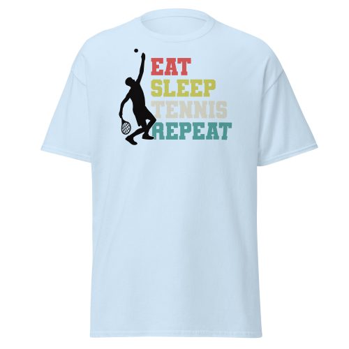 Eat Sleep Tennis Repeat T-shirt Fun T-shirt For Tennis Players