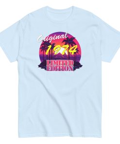 50th Birthday T-shirt Original 1974 Limited Edition T-shirt