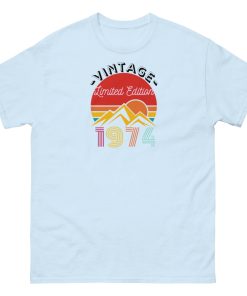 50th Birthday T-shirt 1974 Vintage Limited Edition T-shirt