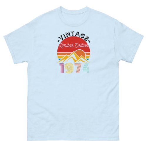 50th Birthday T-shirt 1974 Vintage Limited Edition T-shirt