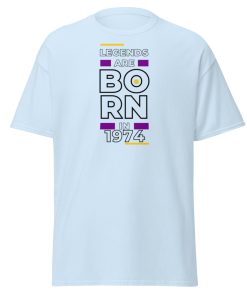 Legends Are Born in 1974 50th Birthday T-shirt For Him