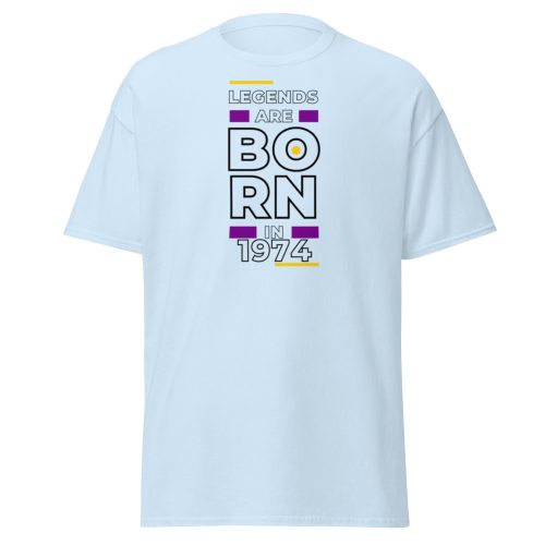Legends Are Born in 1974 50th Birthday T-shirt For Him