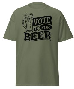 Vote For Beer T-shirt Present for Beer Drinkers T-shirt