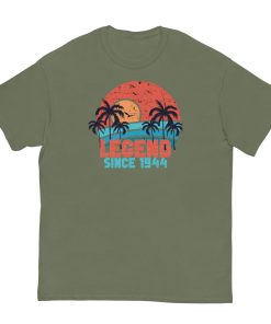 80th Birthday T-Shirt Legend Since 1944 Birthday Present