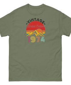 50th Birthday T-shirt 1974 Vintage Limited Edition T-shirt